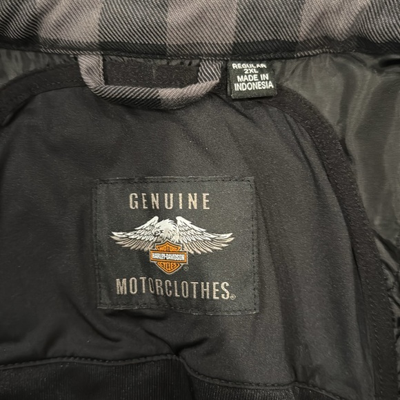 Harley Davidson Men’s 2XL Operative Riding Flannel Jacket - Picture 2 of 5